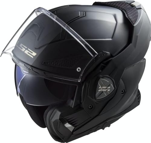 LS2, ADVANT X Solid Flip-Up Motorcycle Helmet Matt Black, XXXL