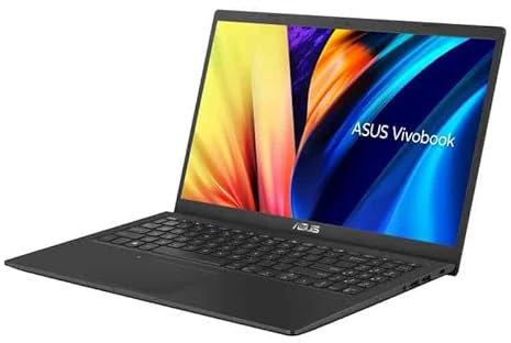 ASUS VivoBook 15 Intel Pentium Gold-7505 8GB RAM 256GB SSD 15.6 inch Full HD Windows 11 S Laptop Backlit Keyboard Fingerprint Sensor Black - RFB-X1500EA-EJ2670W