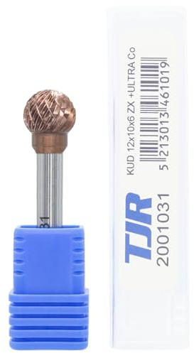TJR Fresa in metallo duro con rivestimento ULTRA Co, diametro 12mm (metrico) con gambo metrico 6mm (KUD)