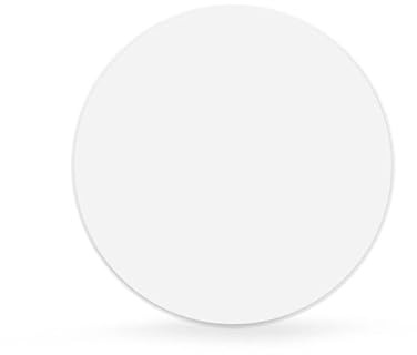 Sunheat 500W Round Frameless Far Infrared Panel Heater, Friendly Electric Heater Panel, Energy Efficent Wall Mounted Indoor Living Room Space, Bedroom, Bathroom IP54 Splash Proof