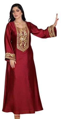 Greatfool Kaftan Mujer - Chilaba Que Puede Llevarse Como Caftán Marroquí o de Playa - Adaptada a Todas las Tallas - S