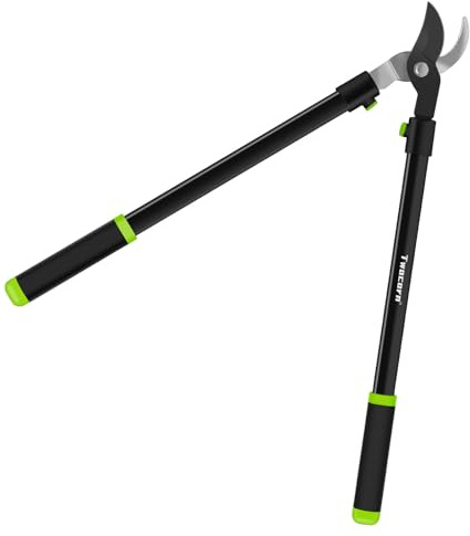 Twocorn 71,1 cm Garten-Bypass-Astschere mit Stahlklinge, Baumschneider, Astschneider für 3,8 cm Schnittkapazität