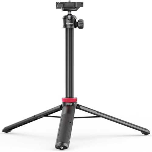 ULANZI MT-44 Selfie Stick Tripod for Phone and Camera - Max. 146 cm High - Extendable - Black/Red