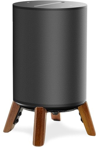 Soporte de madera real compatible con altavoz Sonos Era 100, trípode de escritorio para un mejor sonido del altavoz, soporte de madera estable y resistente para altavoz inteligente Sonos Era100 Alexa