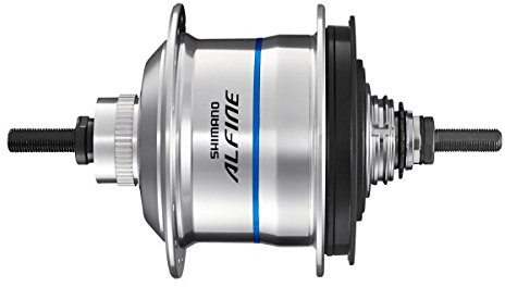 Shimano SG-S7051 Alfine 11 velocità Di2 Disc ingranaggio mozzo interno, 135 mm, 36h, argento