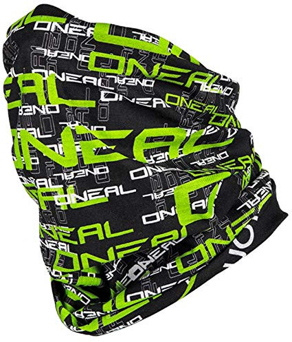 O‘NEAL | Halstuch Schlauch-Schal | Mountainbike Motocross Motorrad | Ungesäumt, Bequemes Material, elastischer Stoff | Neckwarmer Matrix | Unisex | Schwarz Grün | Einheitsgröße