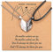 POWWA Paar Ketten für 2 Pärchen Kette Magnet Seine Attraction Passende Beziehung Halskette Set Paar Schmuck Geschenke für Ihn Ihre Frauen Männer Liebhaber Bf Gf