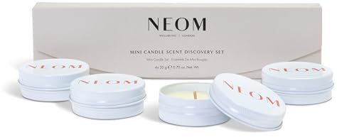 NEOM- Mini Candle Scent Discovery Set | x4 20g Mini Candles | 100% Natural Fragrance