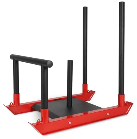 EIGFOH Trineo de Peso para Entrenamiento de Fuerza y Velocidad -Trineo de Entrenamiento de Fuerza para Entrenamiento de Velocidad,Ideal para Atletas de Todos los Niveles