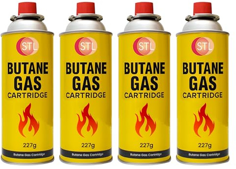 STL Canisters for Camping Stove Gas Perfect Suitable for Portable Stove (Pack of 4)