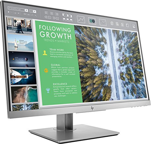 HP EliteDisplay 'E243 23.8 – Full HD IPS Display Black/Silver/Flat PC – PC Flat Screens (60.5 cm (23.8); 1920 x 1080 pixels; LED; 5 ms; 250 cd/m², Black, Silver)