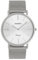 Oozoo Vintage Damenuhr mit massivem grobmaschigem Edelstahl Milanaise Metallband 40 MM Silberfarben/Silberfarben C9905