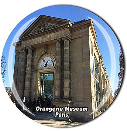 Orangerie Museum Aimant de réfrigérateur Paris France souvenir de tourisme en cristal