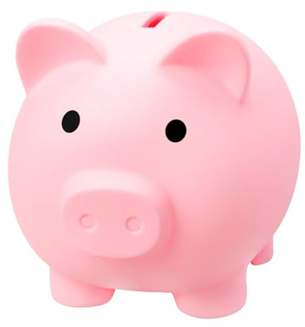 Cute Piggy Bank - GLADFRESIT - Money Savings Box Money Bank Child to Cherish Money Keepsake Nursery Decor Cute Coin Money Box Saving Coins Cash Fun Gift for Kids(Pink)