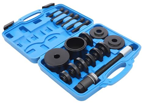 HPDTZ Radlager-Radnaben-Werkzeug, Lagerabzieher Werkzeugset mit 21 Teilen für Vorderradantrieb Adapter und Schrauben in Tragebox für Einfache Reparatur zu Hause