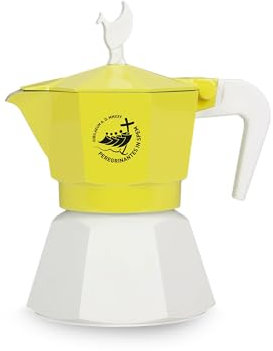 MOKAVIT Alfonsina Giubileo - Cafetera Italiana - Cafetera Italiana Induccion 3 Tazas, Cafetera Induccion 3 Tazas, Moka Induccion 3 Tazas, Cafetera Moka, Cafetera para Inducciont - Made in Italy