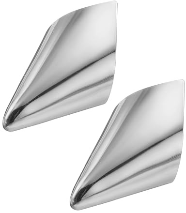QUARKZMAN 2 Piezas Protector Metálico para Puntas de Zapatos, Tapas para Tacones Altos, Cubierta Duradera para Reparación y Protección de Calzado Elegante (Plateado, 32mm)