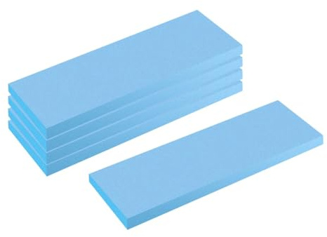 Luwecf 5 Pezzi di Blocchi di Schiuma rettangolari, Pannelli in Fogli di Schiuma, Materiali da Costruzione per modellismo, 2 Cm di Spessore