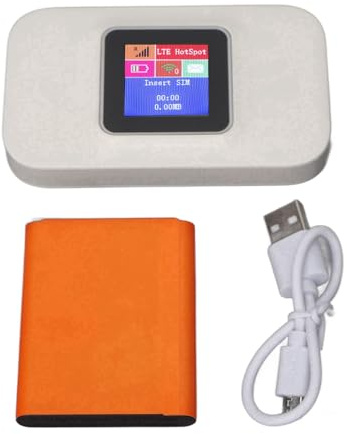 Wakects Punto de Acceso WiFi Móvil, Enrutador 4G, Módem WiFi Portátil USB, Dispositivo de Punto de Acceso de Bolsillo para Viajes de Negocios en Casa y Camping