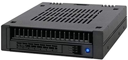 ICY DOCK ExpressCage MB741SP-B Wechselrahmen für 1x 2,5 Zoll SATA/SAS SSD/HDD in 3,5 Zoll Schacht
