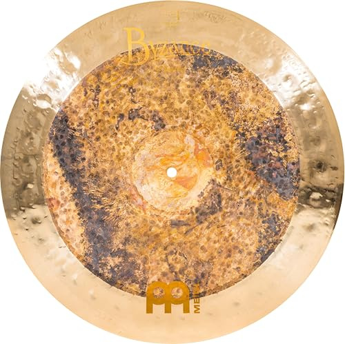 Meinl Cymbals Byzance Dual China 18 Zoll (Video) Schlagzeug Becken (45,72cm) B20 Bronze, Naturbelassenes und Brilliantes Finish (B18DUCH)