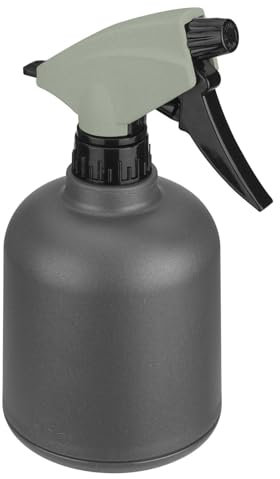 elho B.for Soft Sprayer 0.6 l - Plant spray bottle for Indoor - 100% Recycled Plastic - Ø 9.5 x H 18.9 cm - Green/Stone Green