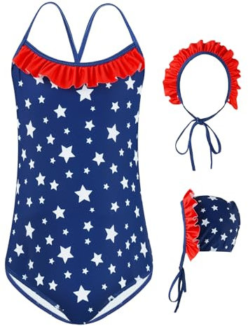 Gogokids Badeanzug Mädchen Sommer Einteiliger Badeanzüge Bikini Badebekleidung zum Schwimmenlernen 1-6 Jahre