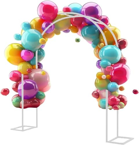 Arco pour mariage arc de jardin décorations romantiques arc de mariage arc de roses pour plantes grimpantes cour et jardin 80 x 200 cm 140 x 230 cm 300 x 220 cm (couleur : blanc, taille : L 280 x 220