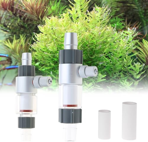 Greabuy Atomizador difusor de CO2 para acuario plantado para crear CO2 silencioso, tubo de repuesto para instalar