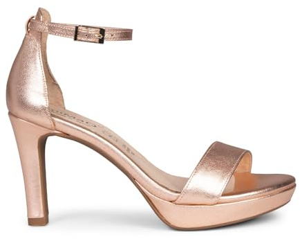 miMaO FIESTA - Sandalias de tacón alto y plataforma ORO ROSA, EU 38