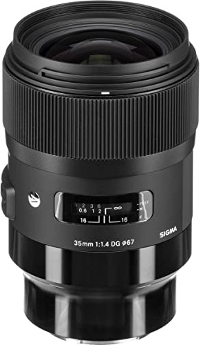 Sigma 340965 Obiettivo 35 mm-F/1.4-AF A DG HSM, Attacco Sony E-Mount, Nero