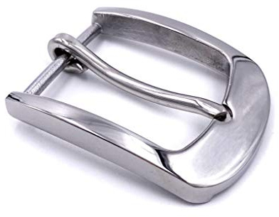 LAXPICOL 1.5(40mm) Heavy Duty Solid Stainless Steel Single Prong Square Belt Buckle