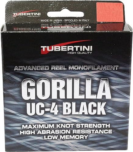 Tubertini UC 4 Angelschnur Gorilla 350 m - Monofile zum Forellenangeln, 0,25 mm
