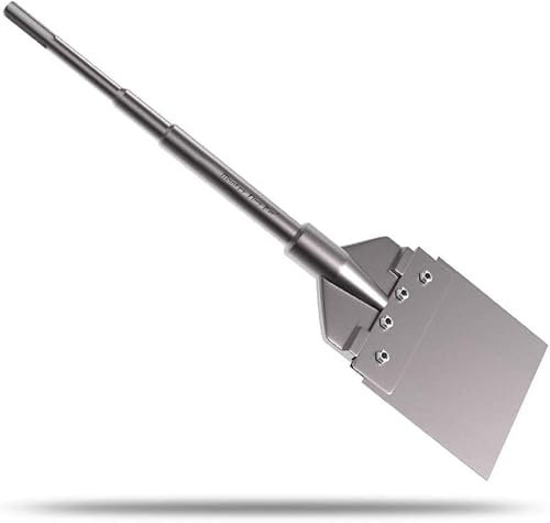 Monkey King Bar SDS Max - Raspador de suelo, 640 x 150 mm, cincel de escala para azulejos y finos, vástago SDS Max, compatible con martillos giratorios SDS Max y taladros de martillo astillador