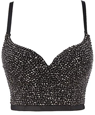 Woboren Dam korsett bustier magtröja bröllopsfest strass diamant push-up BH smal väst