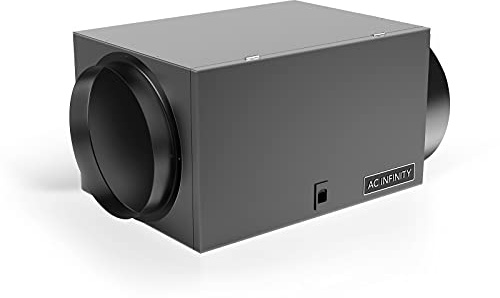 AC Infinity Caja, 250mm de filtro en línea, con filtro MERV 13, kit de filtración HVAC para toda la casa, compatible con ventiladores de 250mm conducto, ideal para entrada de aire fresco y ventilación