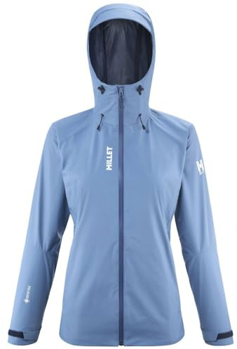MILLET Veste de Randonnée Femme Gore-Tex Imperméable Compacte et Respirante - Seneca 2 L, Bleu, M