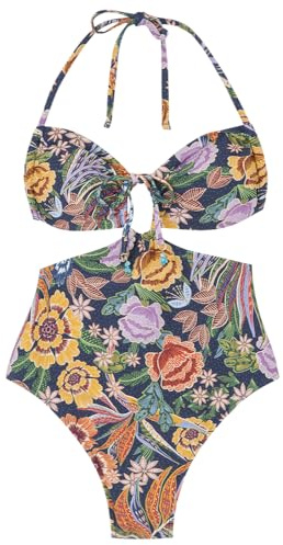 Women'secret Tropical Bandeau Trikini Swimsuit, Planimetria, M Donna