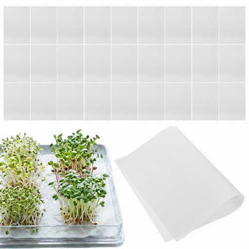 SUPVOX 100 pezzi di carta germinale per piante accessori per ciotole per piantine, carta per crescita germogliata, vasi per principianti, microverdi organici, accessori per la permanente