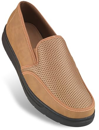 GALERIA DEL COLECCIONISTA Zapatos verano Fresh Confort 3D Extra Ancho Hombre Fáciles de poner: ajustables. Tejido 3D Transpirable, Plantilla Piel y Memory Foam, Antideslizante: cómodos, flexibles