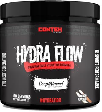 Hydra Flow Electrolyte Powder with CocoMineral® | Premium Daily Hydration Supplement | Replenish Electrolytes & Vitamins | 30 Servings | Post-Workout & Daily Use (Cola Bottles)