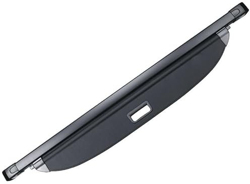 QWTYAFDD Voiture Étagère Coffre Arrière Rétractable,pour Hyundai Santa Fe 2019-2023 Cache Bagages Housse Colis Cargo Rangement Partition Bouclier Couverture