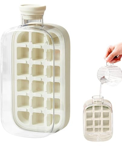 Cubitera para botella de agua, sin contacto, 800 ml, 2 en 1, para cócteles, vino, accesorios de cocina