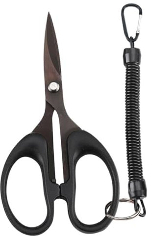 Toyvian Tijeras De Pesca Compactas De Titanio Multifunción, Cortador De Alambre Profesional, Resistentes Al Desgaste, Portátiles, Equipo para Pesca Diaria