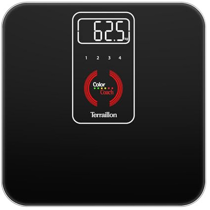 TERRAILLON Balance Pese Personne avec Suivi couleur du Poids COLOR COACH UP