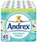 Andrex Coconut Fresh Fragrance Toilet Rolls - 45 Toilet Roll - Bulk Buy Toilet Rolls - Coconut Scented Toilet Rolls for a Fresh and Confident Clean