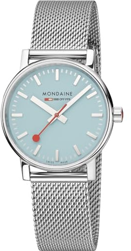 Mondaine Evo2 orologio Uomo Analogico Al quarzo con cinturino in Acciaio INOX MSE.35140.SM
