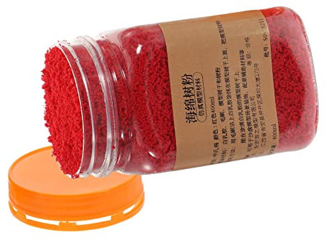 Gatuida Polvere Di Albero Di Spugna 400ml Per Modellismo Fai Da Te, Forniture Per Modelli in Miniatura Polvere Di Muschio Realistica, Erba Artigianale Per Decorazioni Di Micro Paesaggi e Diorami