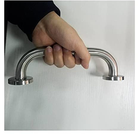 agarraderas baño 20 cm 1 unids bañera de baño tina de ducha agarre de la mano acero inoxidable inodoro soporte de asistencia de asistencia para riel Ayuda de la barra de agarre Barra de Agarre para Ba