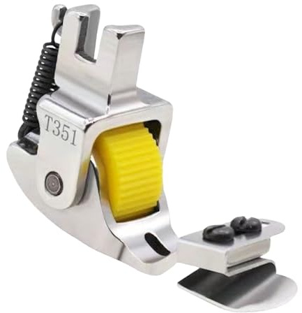 Pie Premsatelas para Ribetear Ajustable - Pie Prensatelas Ajustable Multifunción,Accesorios De Costura para Tejidos De Punto Cuero Tela Elástica Y Tejidos - Trabajo Cuero Enrollado Recogidos